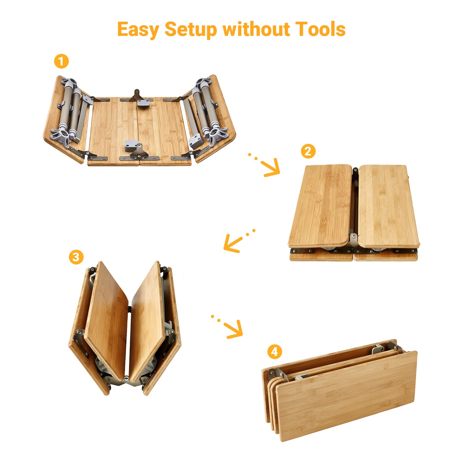 Amazon.com : ATEPA Lightweight Portable Folding Camping Table