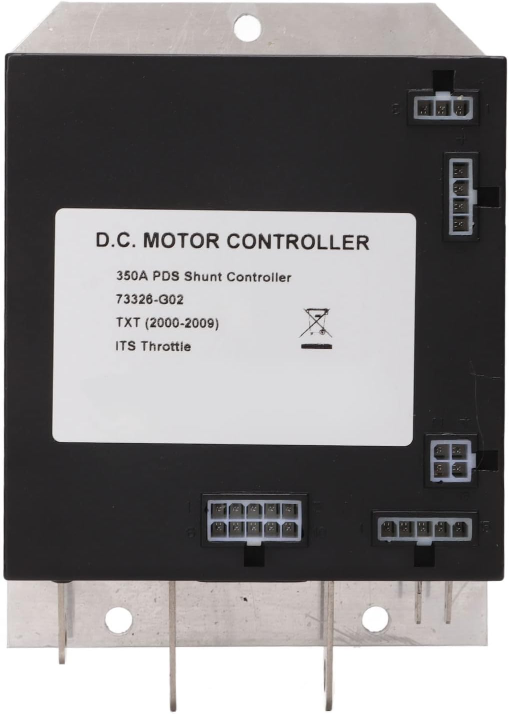 36V 350A Cart Motor Controller, Replacement for TXT Electric PDS Cart 2000‑2009, Motor Controller with High Strength Metal & ABS Construction