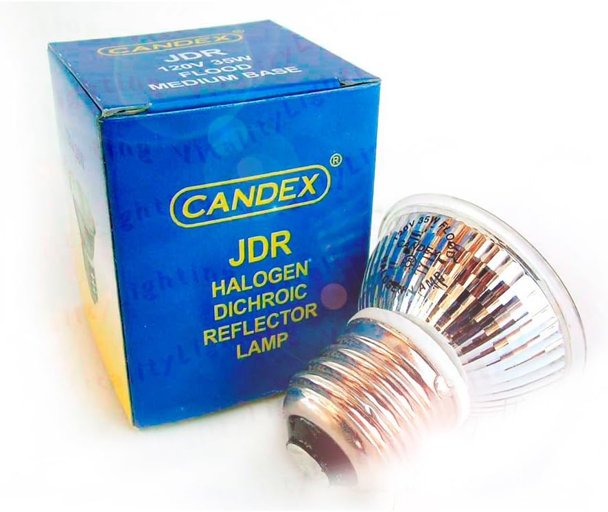JDR MR16 35W 120V Medium Base E26 Halogen Flood Lamp (4/Pack)