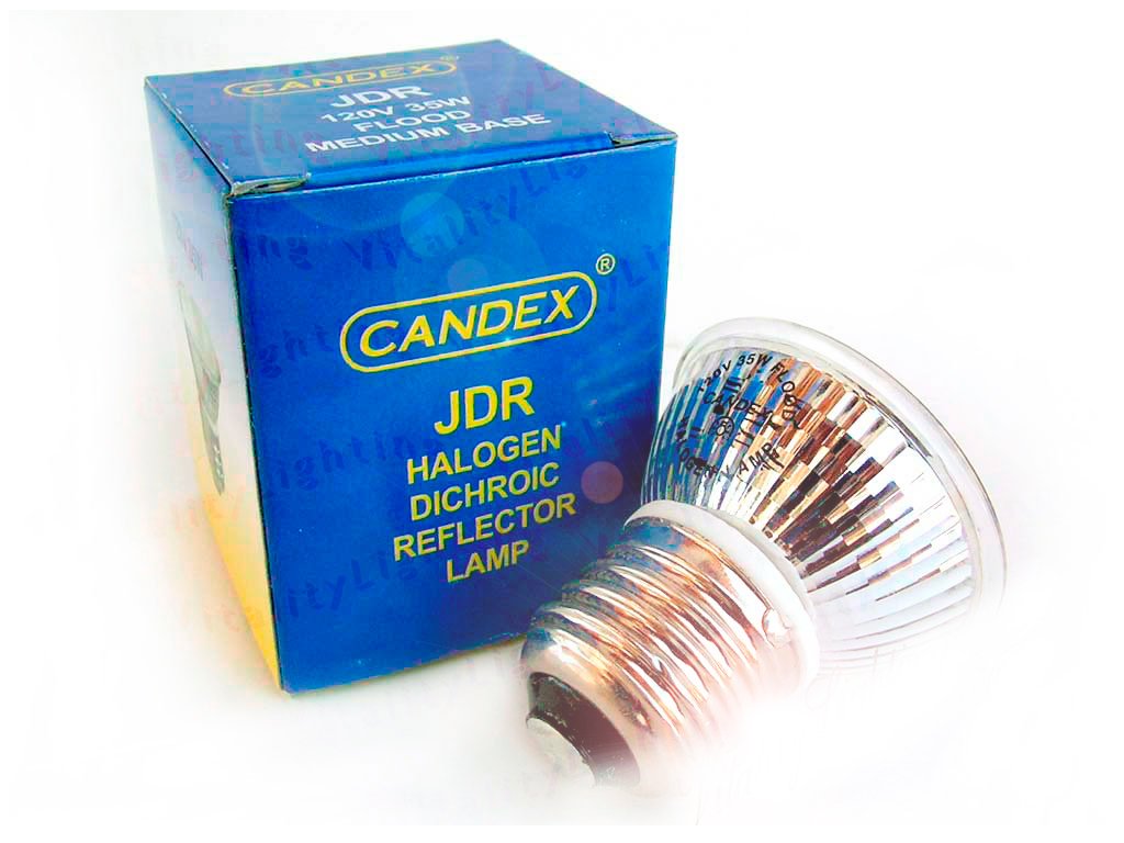 JDR MR16 35W 120V Medium Base E26 Halogen Flood Lamp (4/Pack)