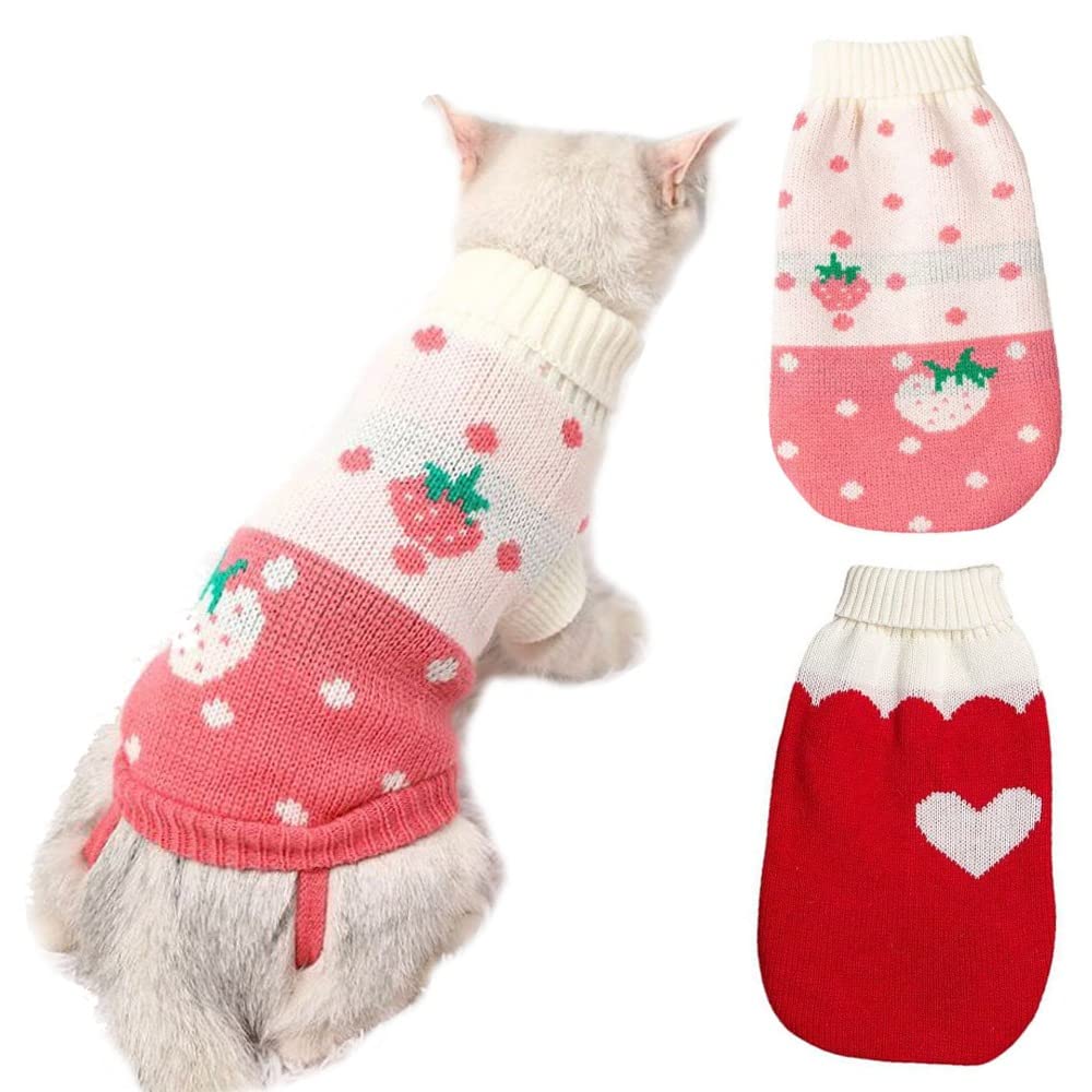 See full amazon price history chart for KUTKUT 2Pcs Small Dog Sweaters, Warm Turtleneck Knitted Girl Dog Clothes, Cute Pet Knitwear Soft Puppy Pullover Vest Outfits (Size: No-16: XL, Adjustable Chest: 40cm - 45cm) KUTKUT 2Pcs Small Dog Sweaters, Warm Turtleneck Knitted Girl Dog Clothes, Cute Pet Knitwear Soft Puppy Pullover Vest Outfits (Size: No-16: XL, Adjustable Chest: 40cm - 45cm) (B0BLW6L4L7) Amazon Price History, Amazon Price Tracker