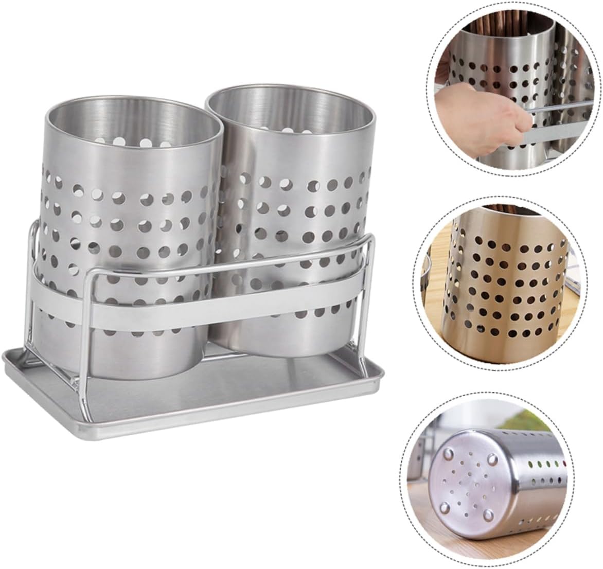 OUNONA Cutlery Chopstick Holder Kitchen Organizer Chopstick Storage Box Utensil