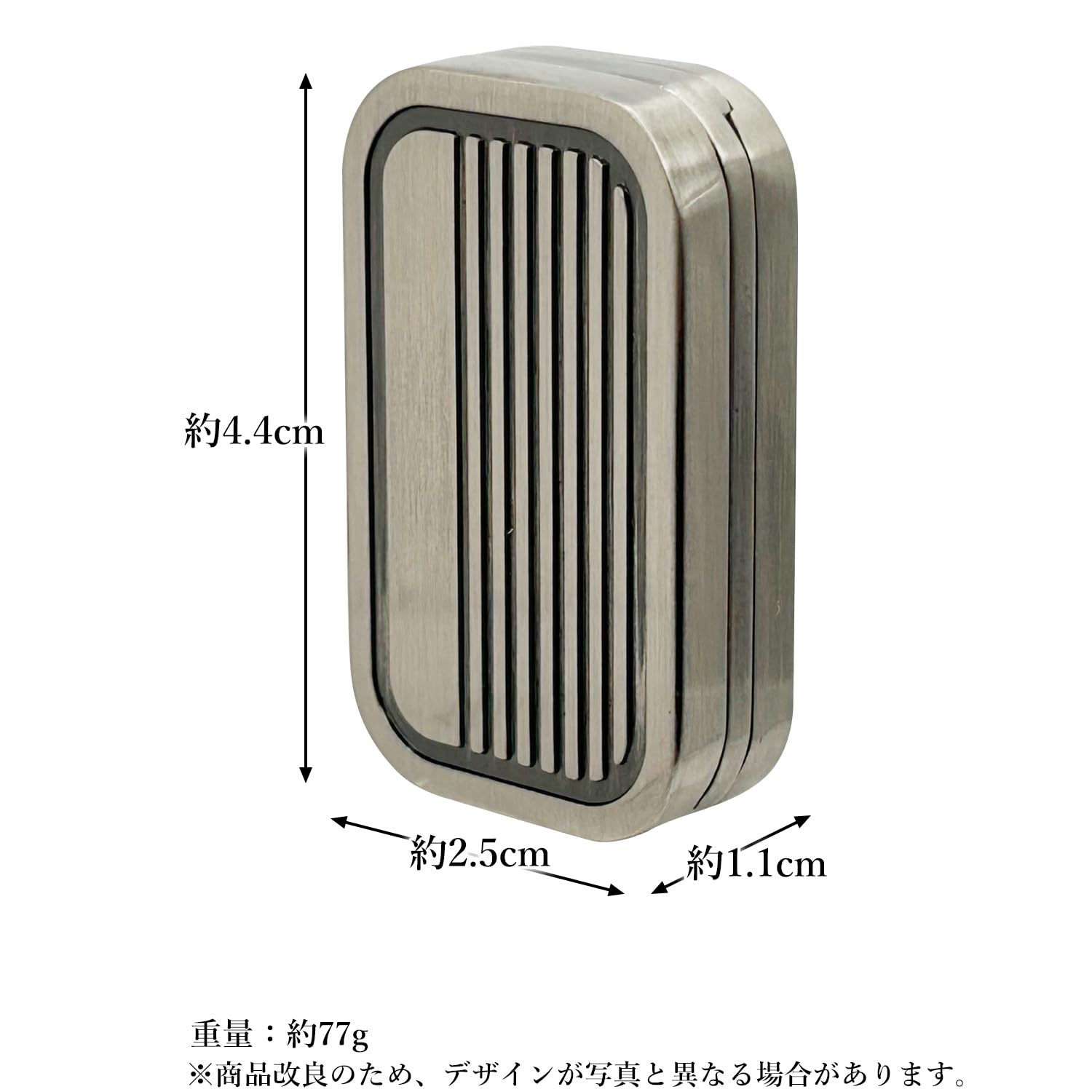 01EDCxYOLO Zirc/Brass Slider フィジェットトイ 01EDC, POD-L Slider