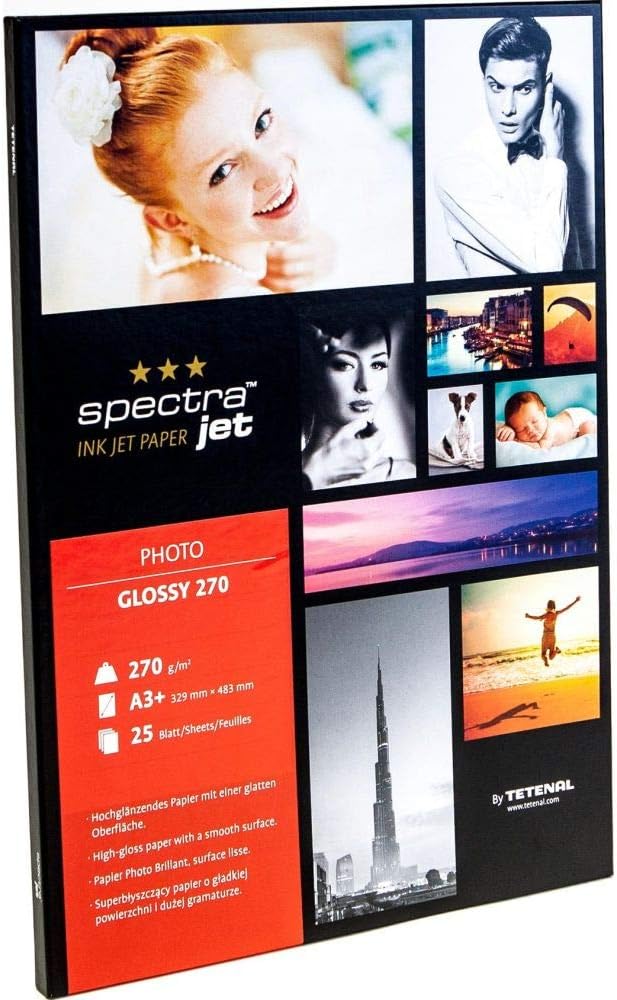 Tetenal Spectra Jet Photo Glossy 25 Sheets 270 g A 3 +
