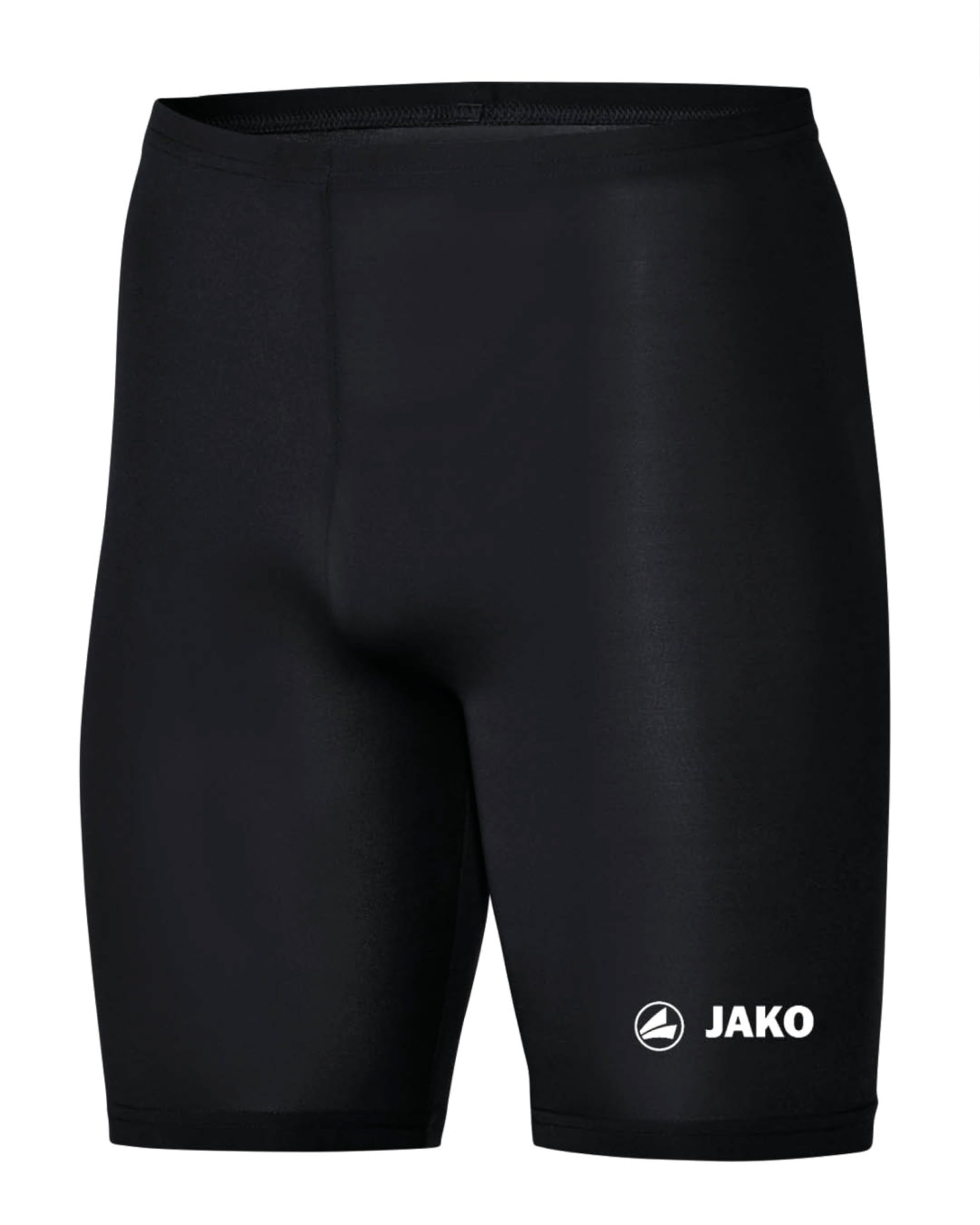 JAKO Unterziehhose Tight Basic 2.0 Schwarz XL - Elastische Fahrradhose aus Polyester, Radlerhose mit elastischem Bund, Schnell trocknende Thermohose