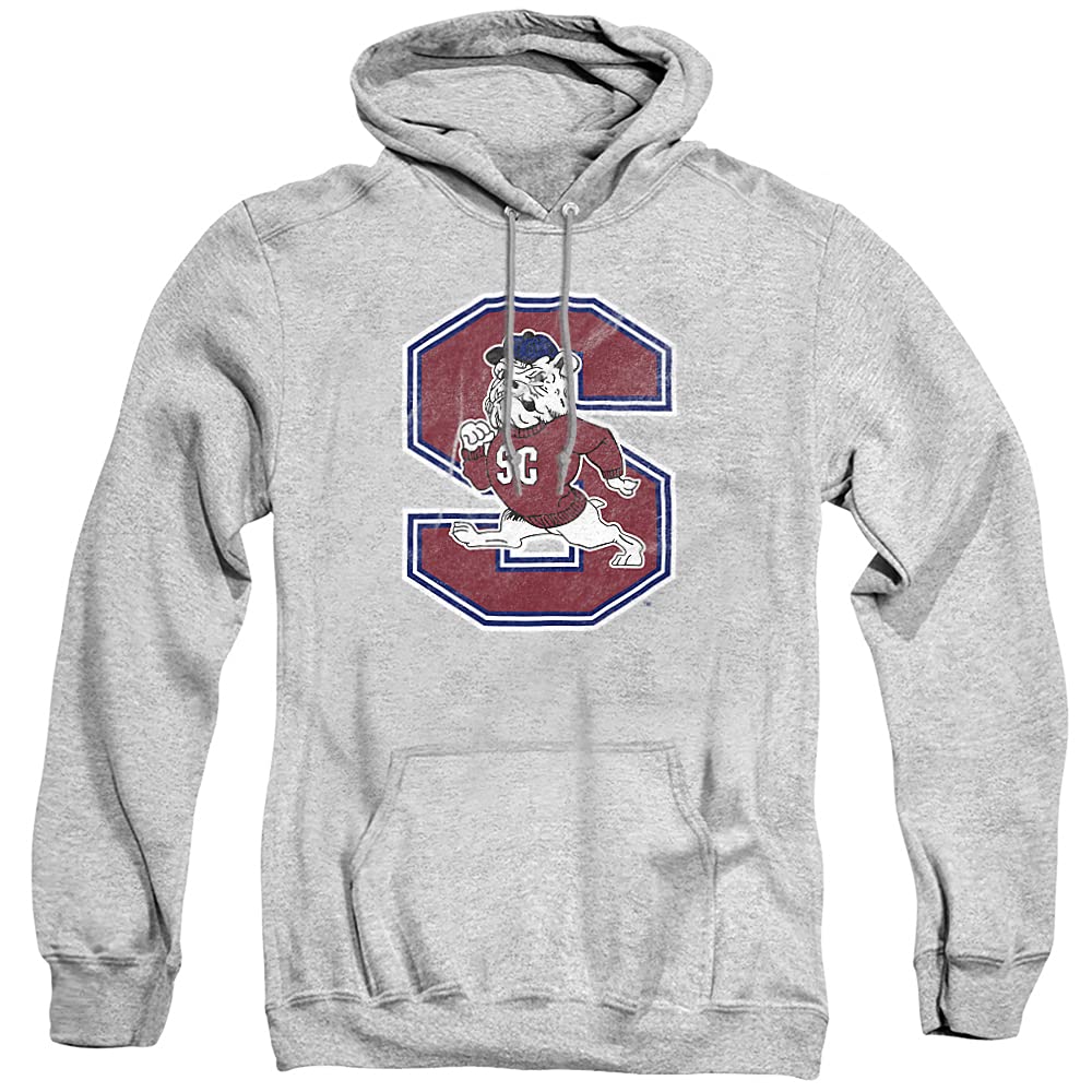 LOGOVISION Official Collegiate Distressed Primary Logo Adult Pullover Hoodie Collection — view 463