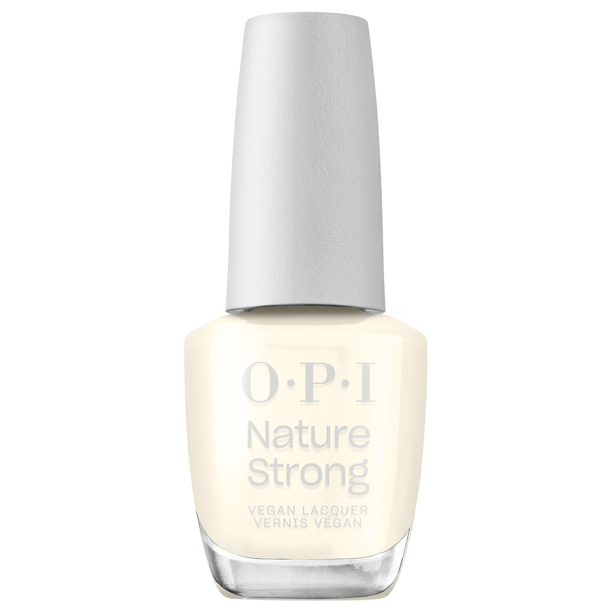 OPI Nature Strong Cauliflower Power - Weißer Nagellack – Intensiver Glanz & 7 Tage Halt | Langanhaltende Farbe für deine Nägel | 15 ml