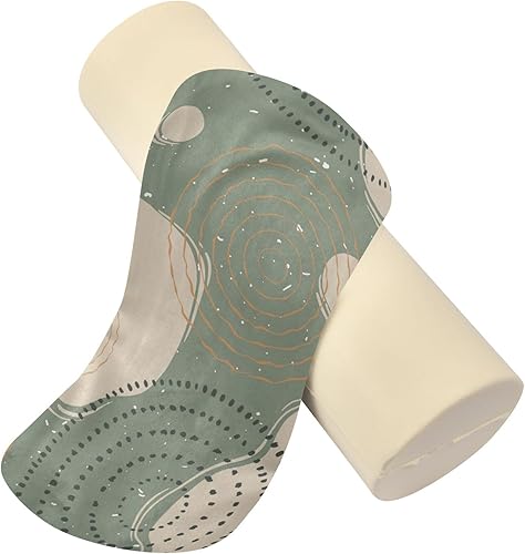 Miniatura 4 de Moderno patrón abstracto dibujado a mano almohada almohada y funda almohada almohada cuello rollo almohada apoyo cilindro almohadas para cama cuello