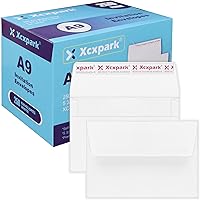 Vista 21 de 120 sobres de invitación A9 5.75x8.75, sobres autoadhesivos de papel kraft marrón de 120GSM para invitaciones, papeles, fotos, documentos, bodas