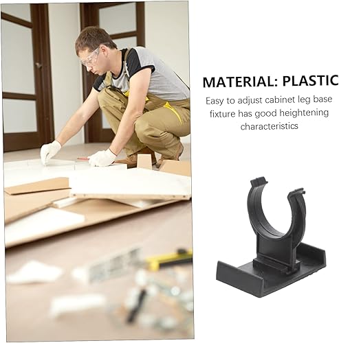 Miniatura 7 de Angoily 10 juegos de hebilla de pie de ajuste para decoración de café, patas de mesa, patas ajustables para muebles, patas de muebles, clips para