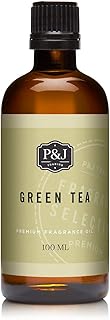 P&J Fragrance Oil - Green Tea 100ml - Candle Scents, Soap Scents, Diffuser Oil, Fresh Scents