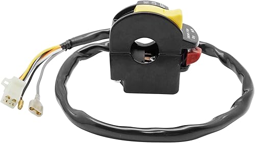 Miniatura 2 de M MATI Control de manillar Kill Stop Interruptor de Faro Botón para Suzuki LT500R QuadRacer 500 1987 1988 1989 1990 37400-43B00