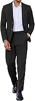 COOFANDY Men's Classic Fit 2 Piece Suit - 2 Button Blazer & Pants for Wedding, Business, Casual Wear