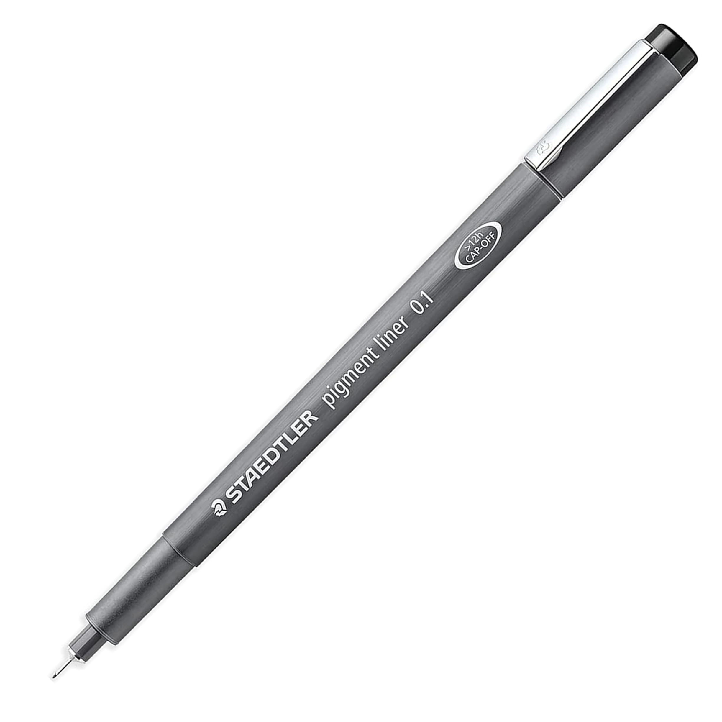 STAEDTLER 308 Pigment Liner Fineliner Pen - 0.1mm - Black Ink - Pack of 2, 1 count (Pack of 2) - Image 2