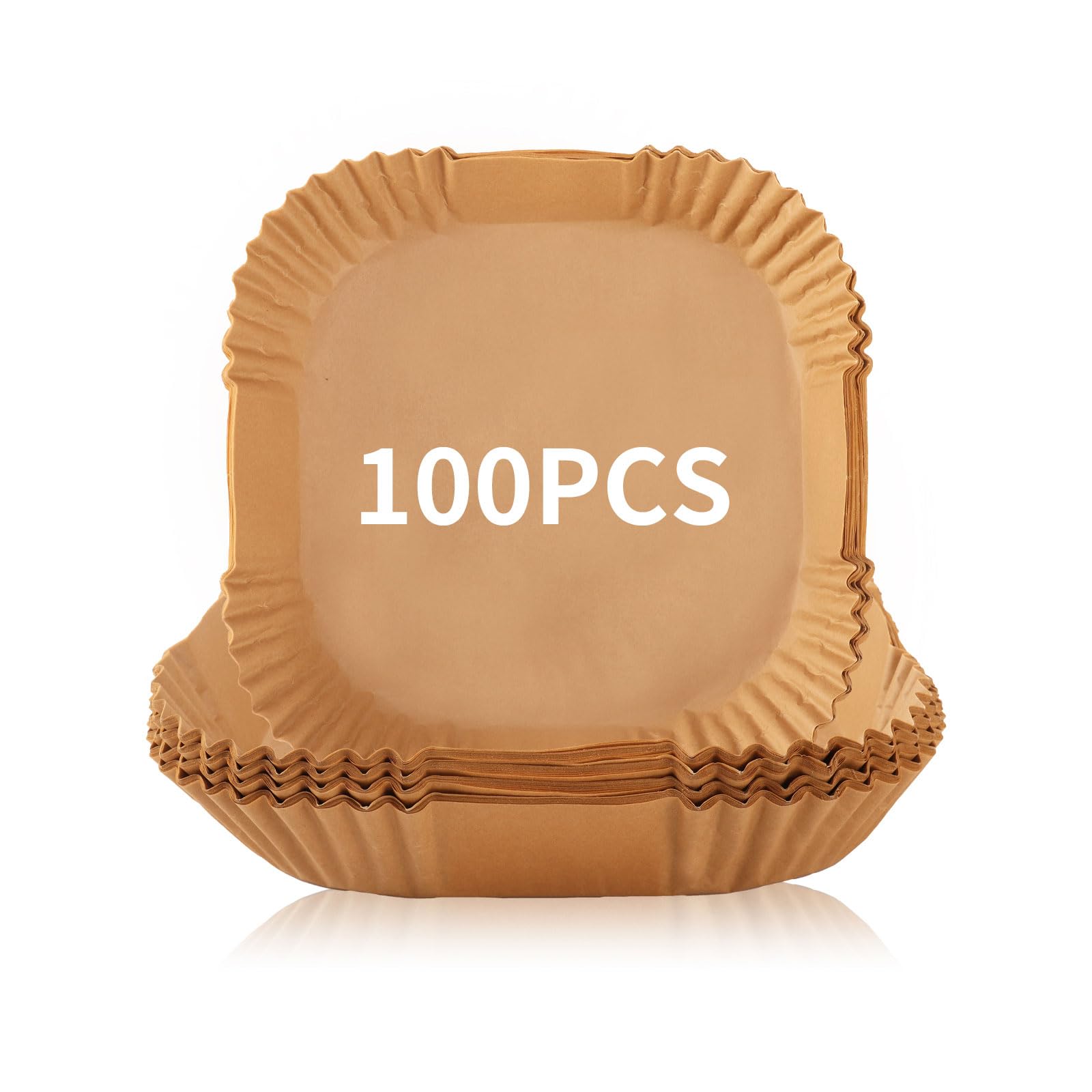 Photo 1 of Air Fryer Paper,100 Pcs Non-stick Parchment Paper,Disposable Liner for Baking Roasting Microwave(6.3inch-Square)