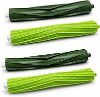 Vista 1 de Paquete de 4 cepillos de goma de repuesto para iRobot Roomba e, i y j Series, compatibles con e5 e6 e7, i1 i2 i3 i4 i6 i7 i8, j6 j7 j8 Plus, Combo