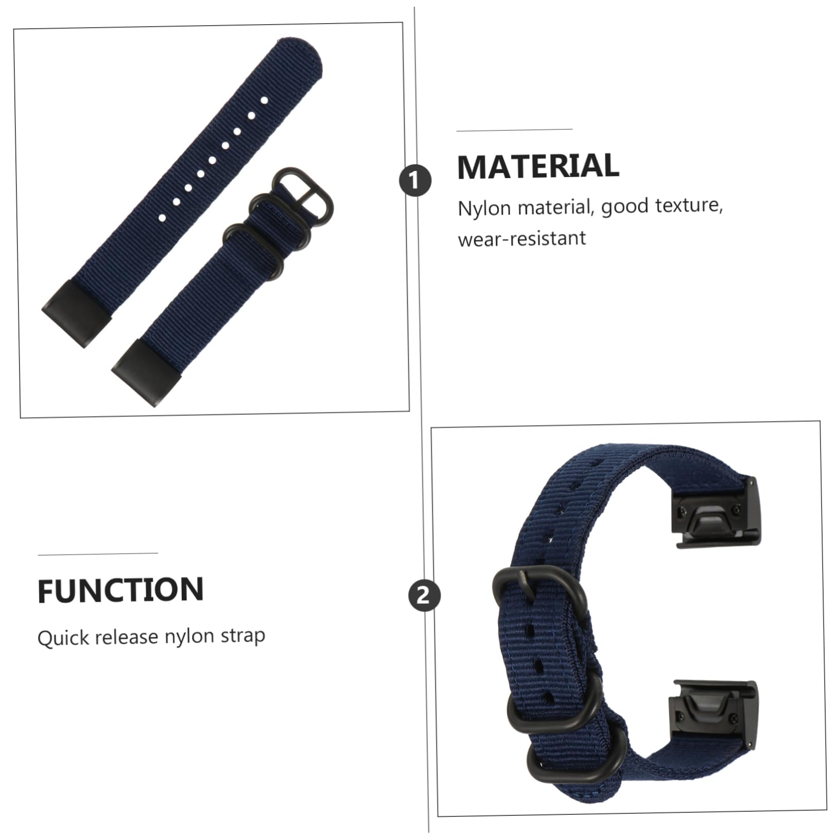 Gatuida 2 Pezzi Cinturino In Nylon Cinturino In Nylon Cinturino Di Ricambio Orologio Da Uomo Accessori Per Ragazzi Orologi Da Esercizio Per Uomo Braccialetti Per Orologi Sportivi