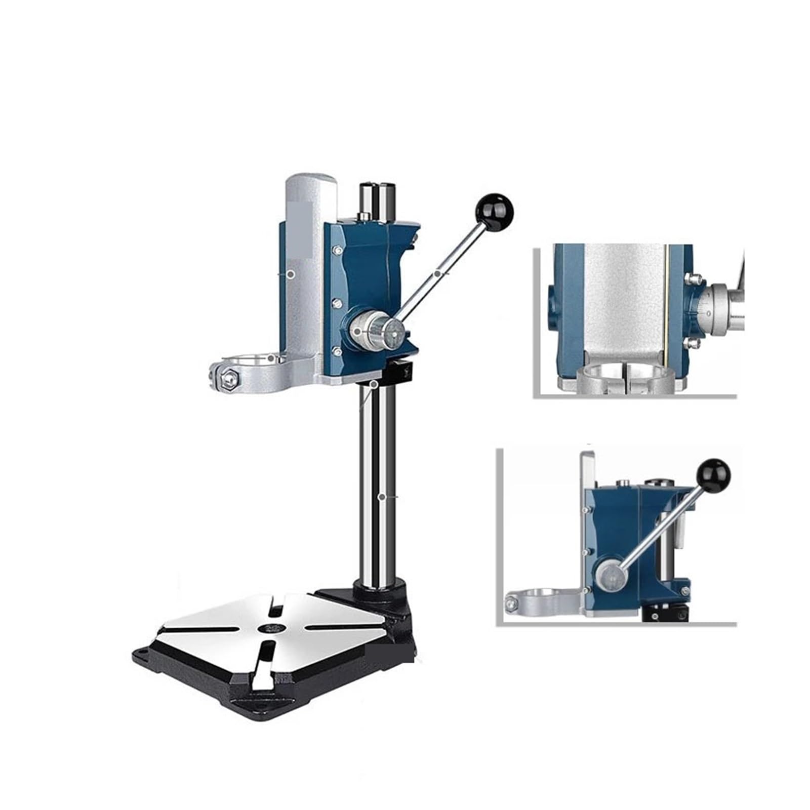 Taladro de columna Taladro Eléctrico Multifuncional For Suelo Utensilio Doméstico, Base Estable De Alta Precisión, Columna Gruesa, Soporte For Taladro Eléctrico