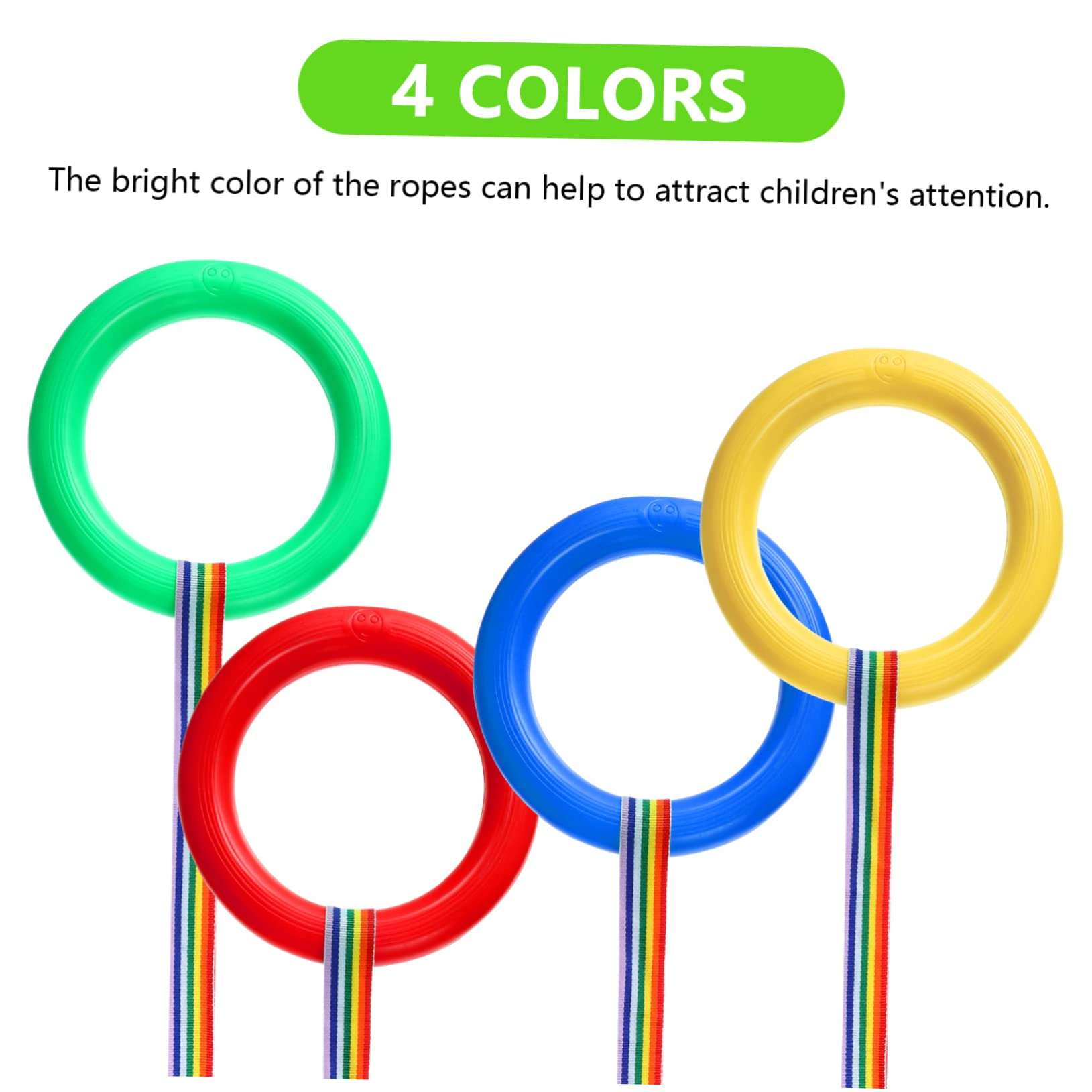 INOOMP Set 12 Unità di Guinzagli da Polso per Piccoli con Manici Colorati, Corda di Sicurezza per Età 2-6 Anni, Imbracatura per Guinzaglio per Scuola Materna e Passeggiate