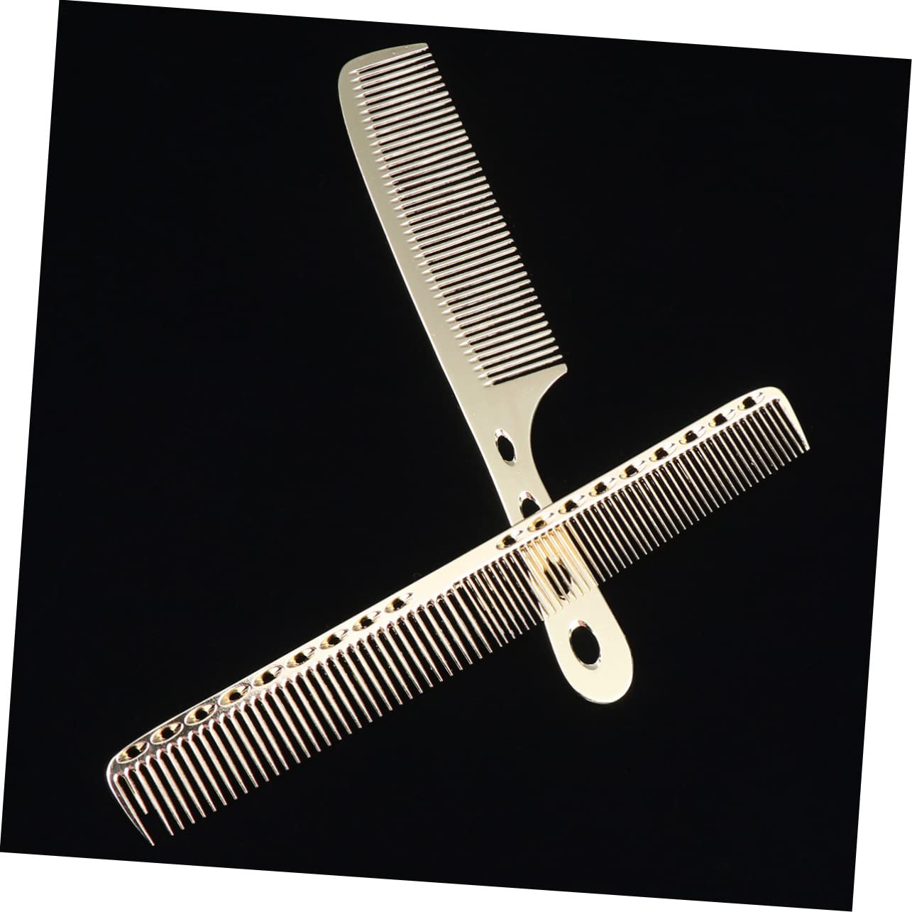 FRCOLOR Juego De 3 Peines De Masaje Para Hombre Accesorio De Peluquería Para Mujer Y Hombre Dorados S908 2 Unidades X 3