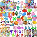 124 Pcs Party Favors for Kids 4-8, Birthday Gift Toys, Goodie Bag Stuffers, Treasure Box Carnival Prizes, Gifts Classroom, Pinata Bags Filler Boys and Girls 8-12