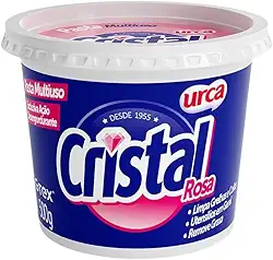 Pasta Limpeza Cristal Rosa Urca Multiuso 500g
