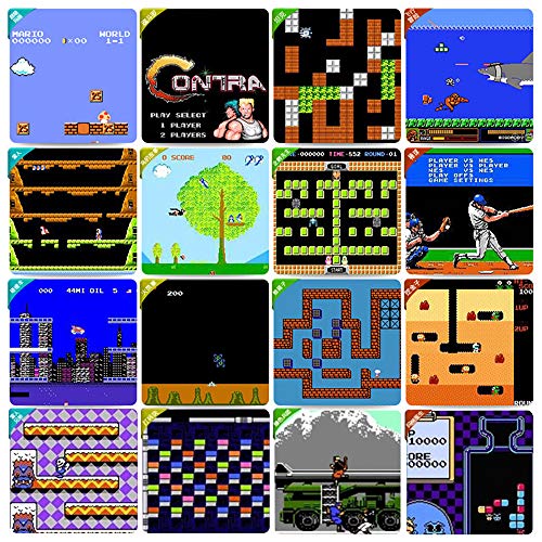 DREAMHAX Candy Color Game Pad with 246 Retro Games Pocket Hand-held Game Console with Color Screen Classic Retro Video Games Console (Green)