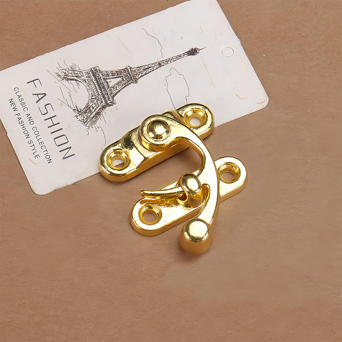 8 Pezzi Antico Hasp, Antico Hasp Gancio,Hasp Antico Legno,Gancio a Scatto Hasp,oro Scatola di Legno Hasp,Antico Hasp,Bronzo Hasp,Hasp Gancio,per Portagioie,Scatole Regalo,Scatola in Legno