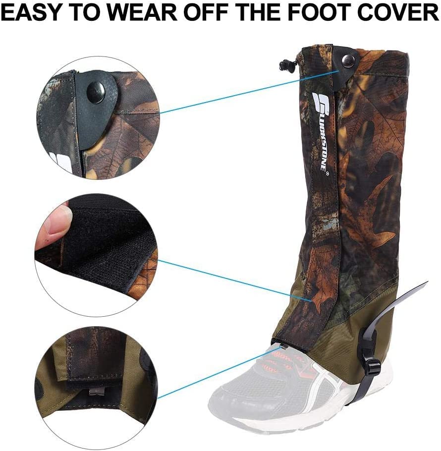 Niceminiwall Guêtres Imperméables Pour Bottes De Randonnée