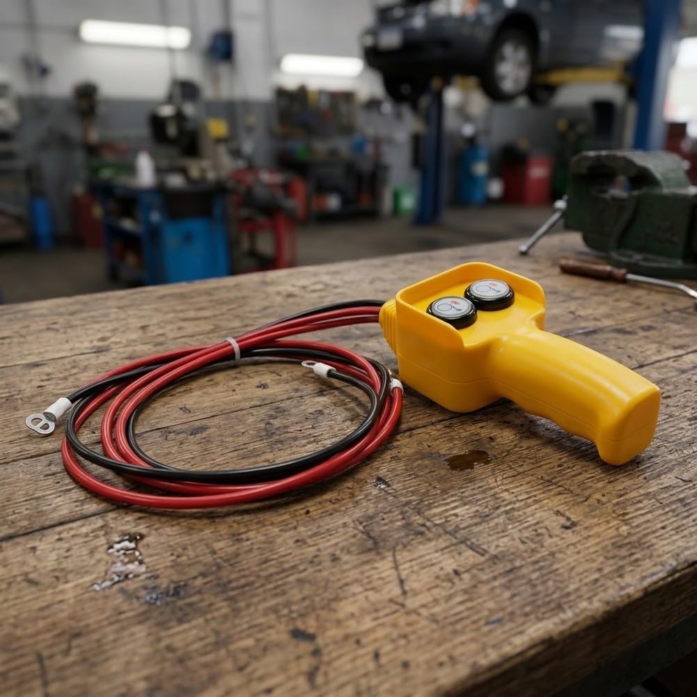 Mando a distancia eléctrico Winch de 12 V con interruptor de botón, cable de 35,43/47,24 pulgadas, ABS resistente al agua, repuesto para cabrestantes de remolque de 1500-4500 LBS