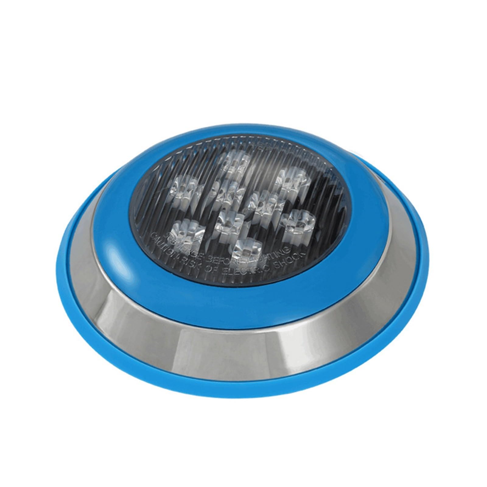 DIGNIFE Pool Lights, LED Swimming Pool Wall Light Underwater Lamp 12V/24V Colorful Wireless Remote Control Color Change(Giallo,10W)