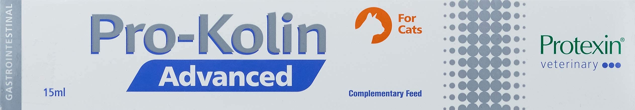 Protexin Pro-Kolin Advanced para gatos con problemas estomacales e intestinales – Paquete doble – 2 x 15 ml