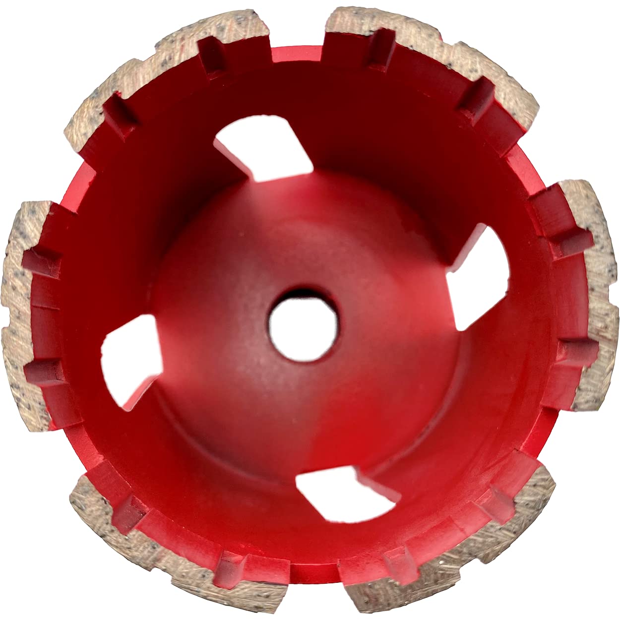 ESD-TOOLS Fresa diamantata con segmento turbo, fresa a corona con attacco M16 | Ø 68 mm con attacco SDS+ e punta di centraggio