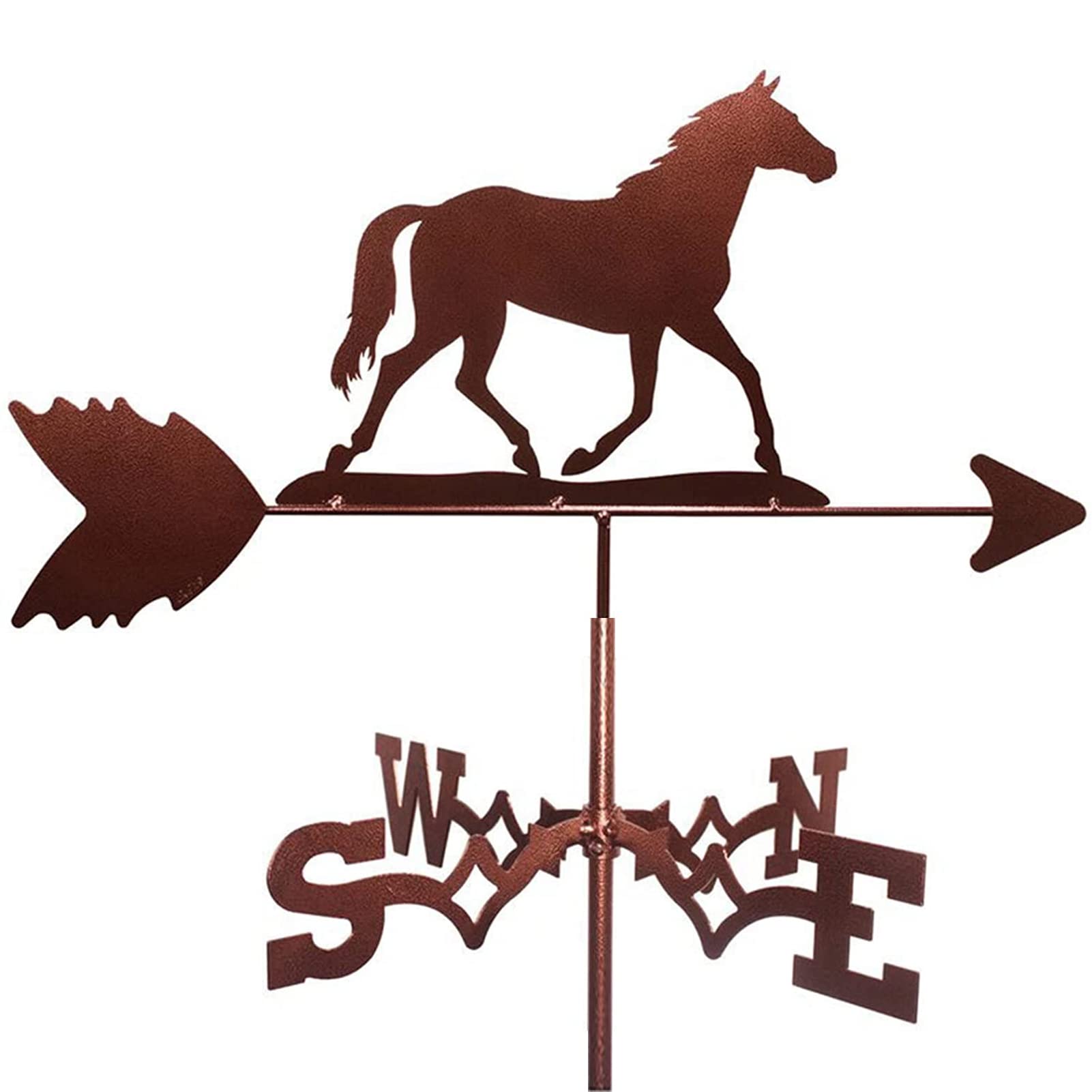 TAXXII Pigeon Metal Weather Vane, Stainless Steel Weathervane Wind Direction Indicator for Outdoor Garden Roof Paddock Decoration Vane