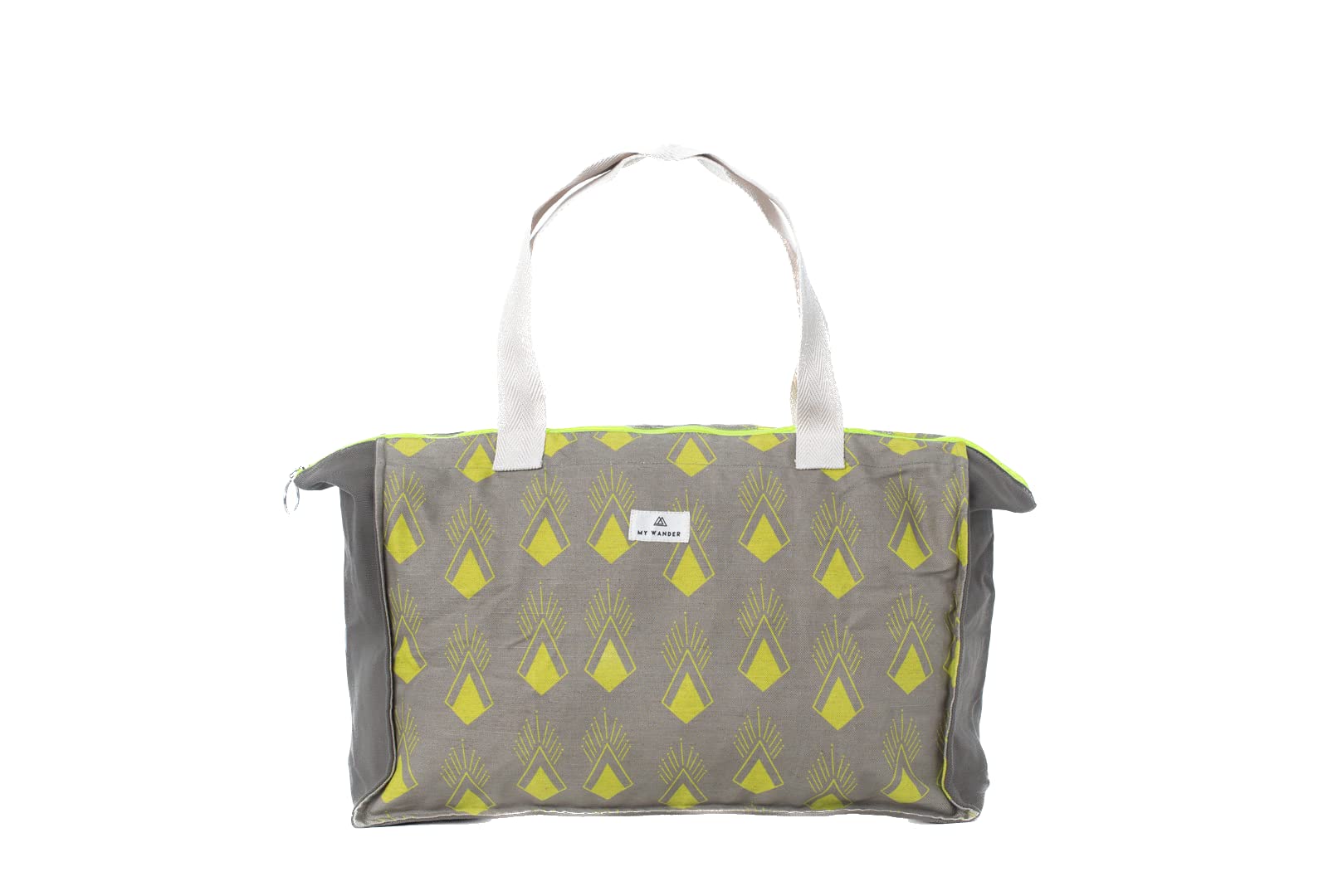 MY WANDER Bolso Mujer Verano - Bolsa Playa Mujer de Tela - Bolsa Playa XXL - Material Resistente - Bolsas de Playa 54x41x22cm (50L) - Diseñado y Producido en España