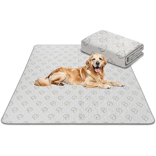 FXW Washable Pee Pads for Dogs, Puppy Pads with Super Absorbent, 63" x 63", Specifically Designed for 24inch 8 Panels Dog Playpen, Square