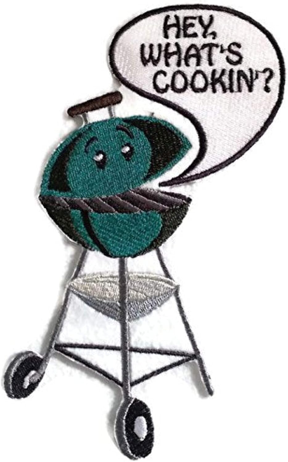 Lets go Outback for BBQ Apron Design [Hey What's Cooking in] Embroidered Iron On/Sew Patch [6.8 X 4.45] Made in USA