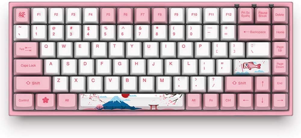 AKKO World Tour-AKKO 3084 Wired Mechanical Gaming Keyboard Chery MX Switch PBT Keycaps (Akko Orange Switch)