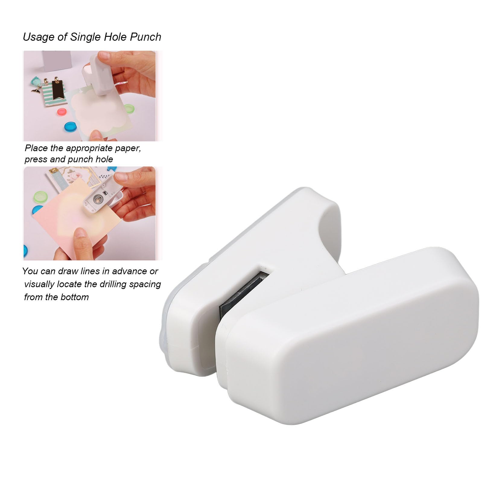 Amazon.co.jp: MEAPUXIN 穴あけパンチ キノコ型ホール プラスチック製
