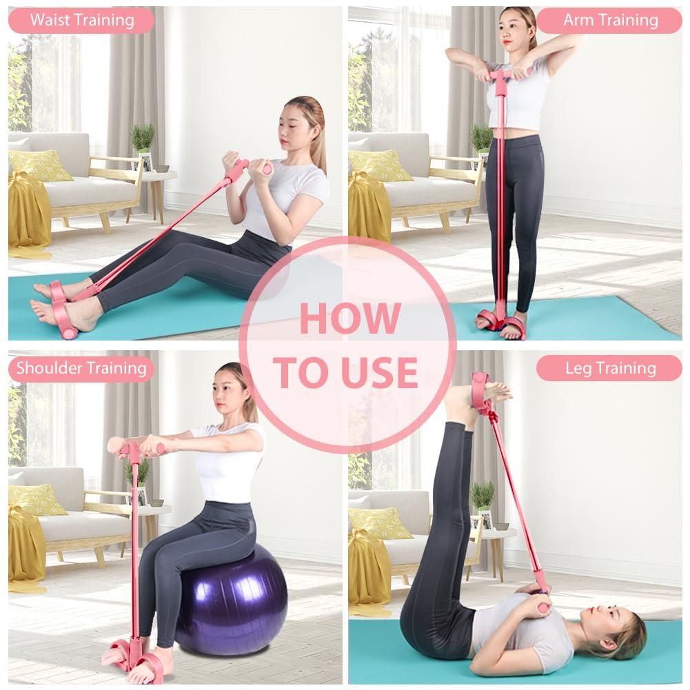 Fascia Di Resistenza Innstar Con Pedale - 120 Kg - Corda Elastica Per Allenamento Full Body