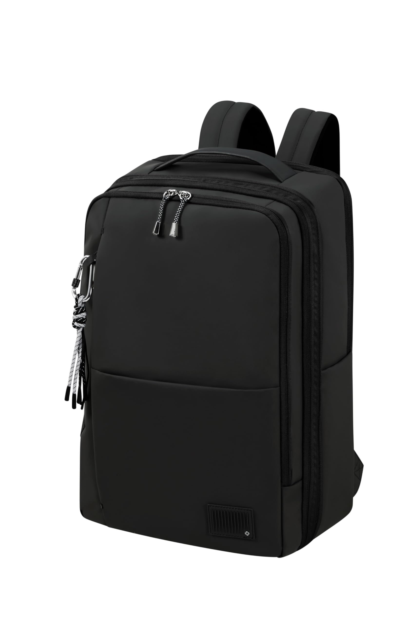 Samsonite Wander Last - EasyJet Kabinentasche (44 x 30 x 16.5/21.5 cm - 26/29 L - 1.30 kg) - Untersitz Handgepäck, Flugzeug Rucksack M, Underseat - Schwarz (Black)