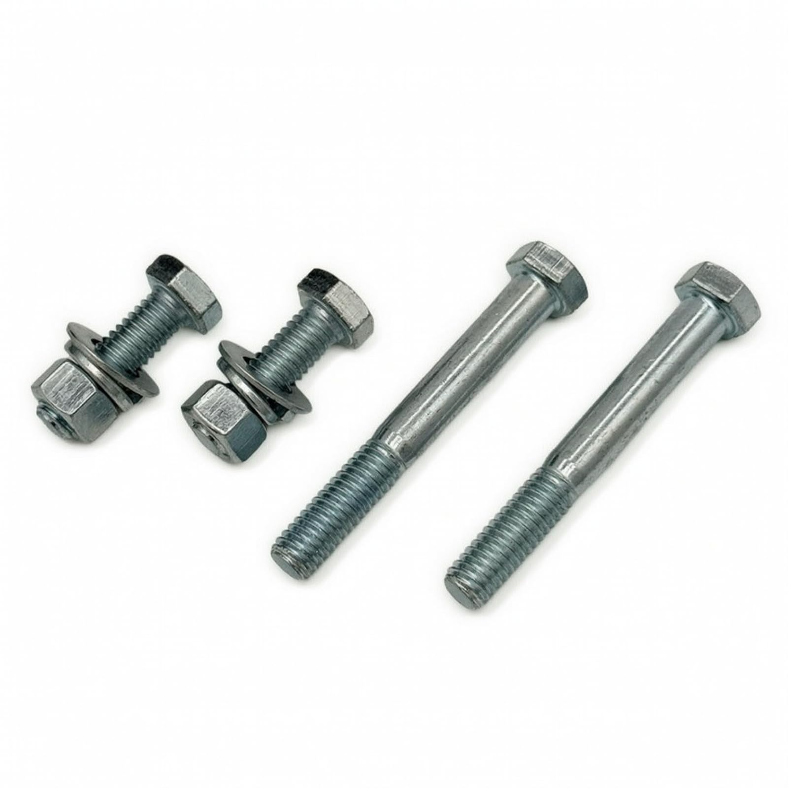 Milageto 4 Piezas Tornillos Cabeza Hexagonal | Resistente, Aranlas Planas, para Taller, Instaladores, Mecánicos