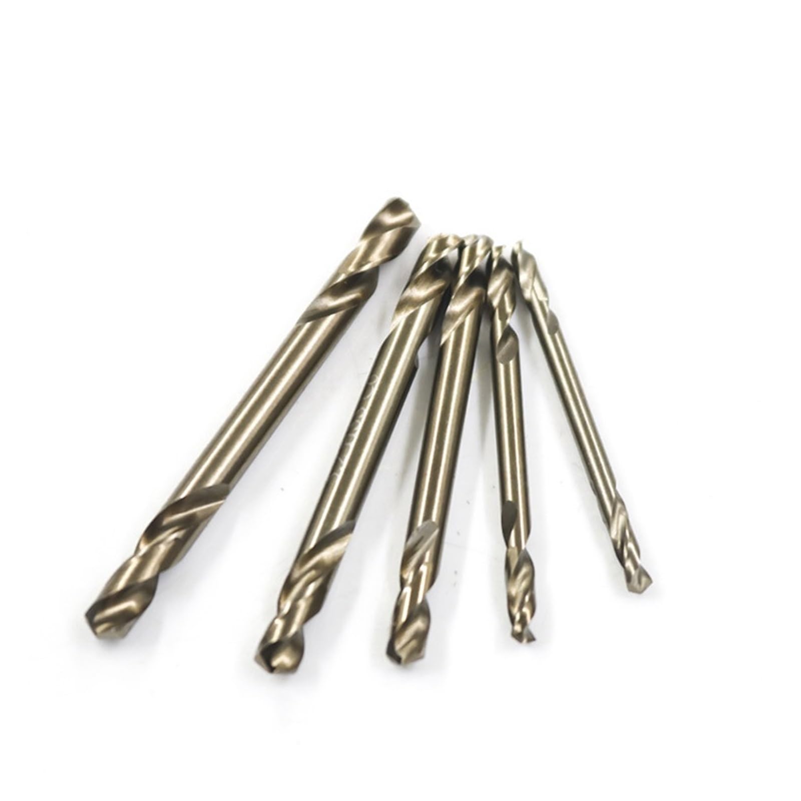 Brocas de cobalto doble extremo M35, 3mm-5,5mm, 10 Uds., brocas giratorias for acero inoxidable (3/3, 2/3, 5/4/4, 2/4, 5/5/5, 2/5, 5mm) Apto para madera y metal(5.5mm 10pcs)