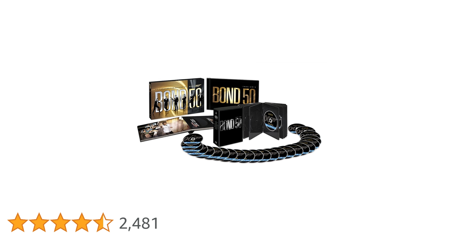 ノータイム・トゥ・ダイ～００７制作５０周年記念版ブルーレイBOX、全作品セット ノータイム・トゥ・ダイ～007制作50周年記念版ブルーレイBOX、全