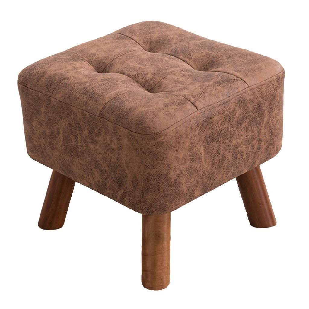 Banc change chaussure en bois marron clair pour entrée et salon