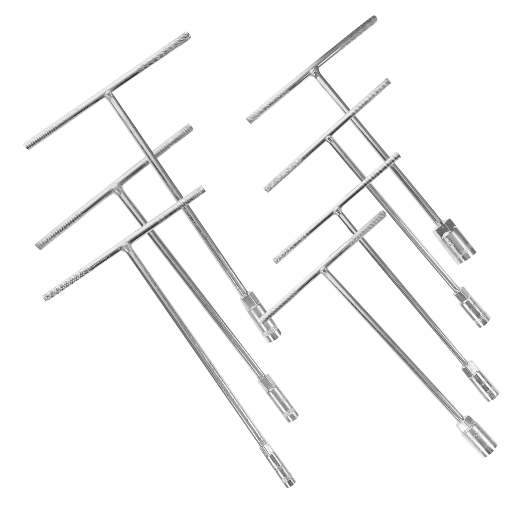 Housoutil Set di 7 Pezzi Chiavi a Bussola Esagonali T Impugnatura Comoda in Acciaio Cromo-vanadio Resistente da 8mm a 19mm per Riparazioni e Uso Quotidiano