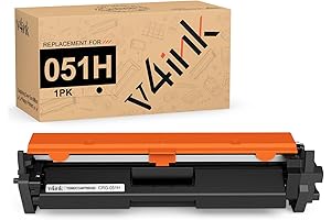v4ink Compatible Toner Cartridge Replacement for Canon 051H 051 Black