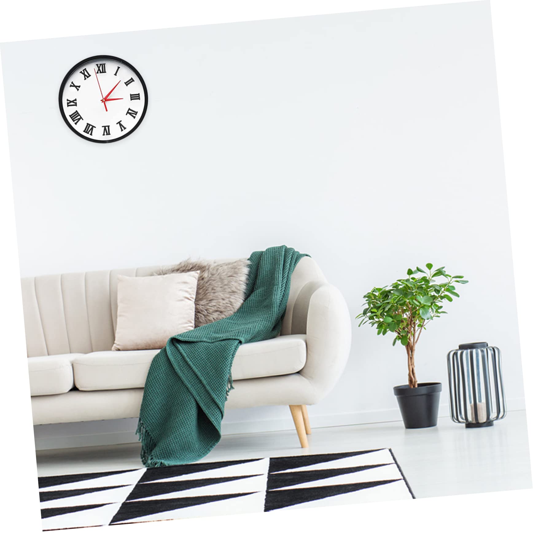 6 Stück Quarz Uhrwerk Ersatz für Wanduhr, Selbstgemacht, Zuhause | Kunststoff, Einfache und Feine Ausführung, für Schlafzimmer und Wohnzimmer, Praktisch als Ersatzteil