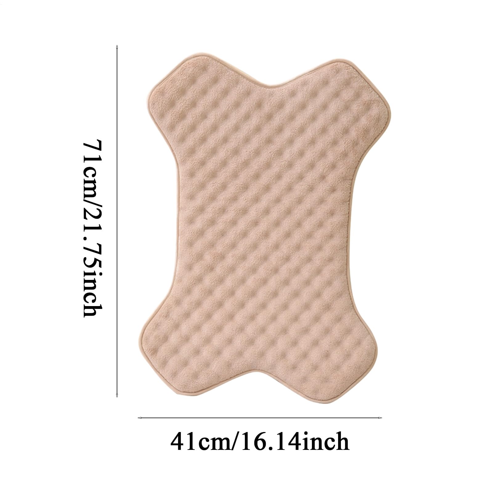 Generisch Caja para Perros, Cama Indestructible para Perros, colchón Lavable a máquina, Forma de Hueso Dulce, sin deslizamientos, Cama para Perros Resistente a Masticar, para cumpleaños