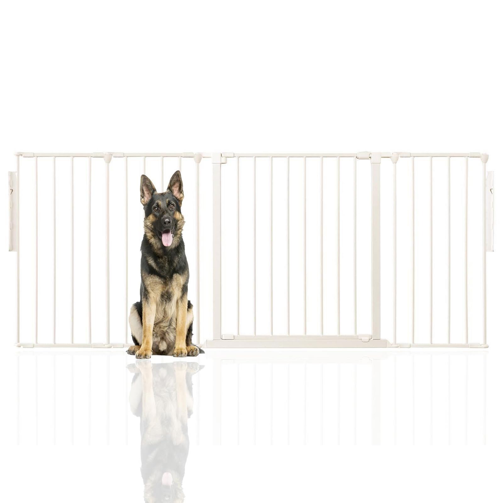 Bettacare Pet Barrier - Multi Panel - Flexible - White - 70cm High - Up to 200cm Wide